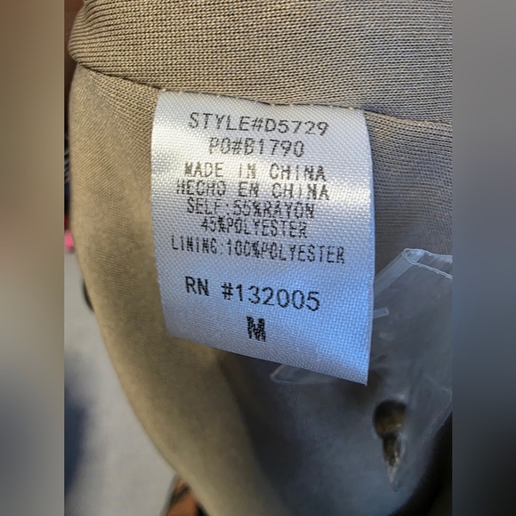 Entro Vintage Taupe Lace Dress Size Medium - Picture 5 of 7